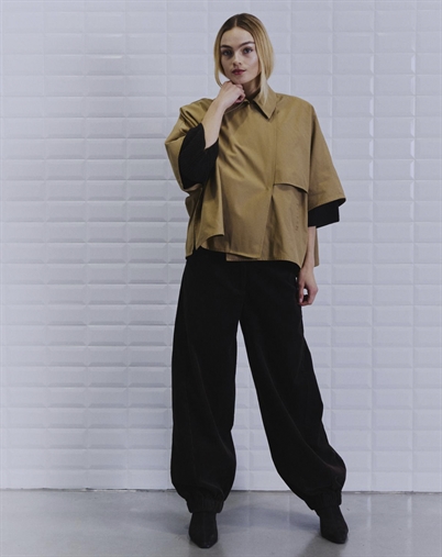 Withblack - MBLMedusa Trench Cape Jakke - Camel 